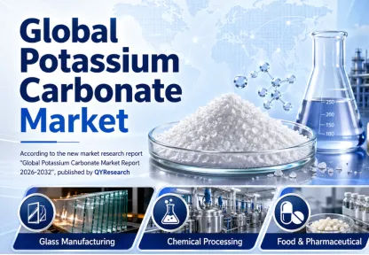 Global Potassium Carbonate Market Valued at US$857 Million in 2026, Projected to Reach US$1.22 Billion by 2032 at 5.2% CAGR